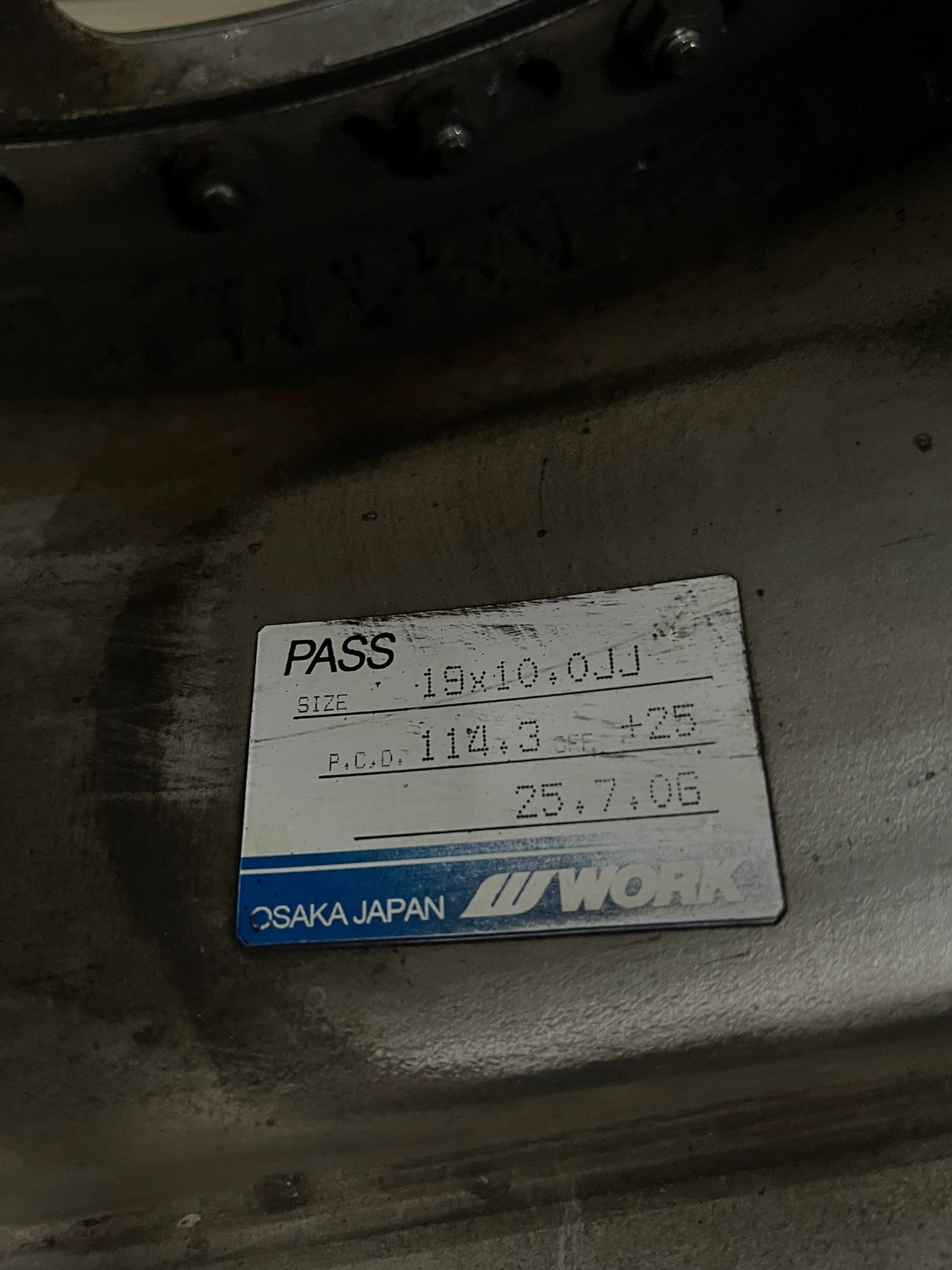 Work LS406 5x114.3 19 inch