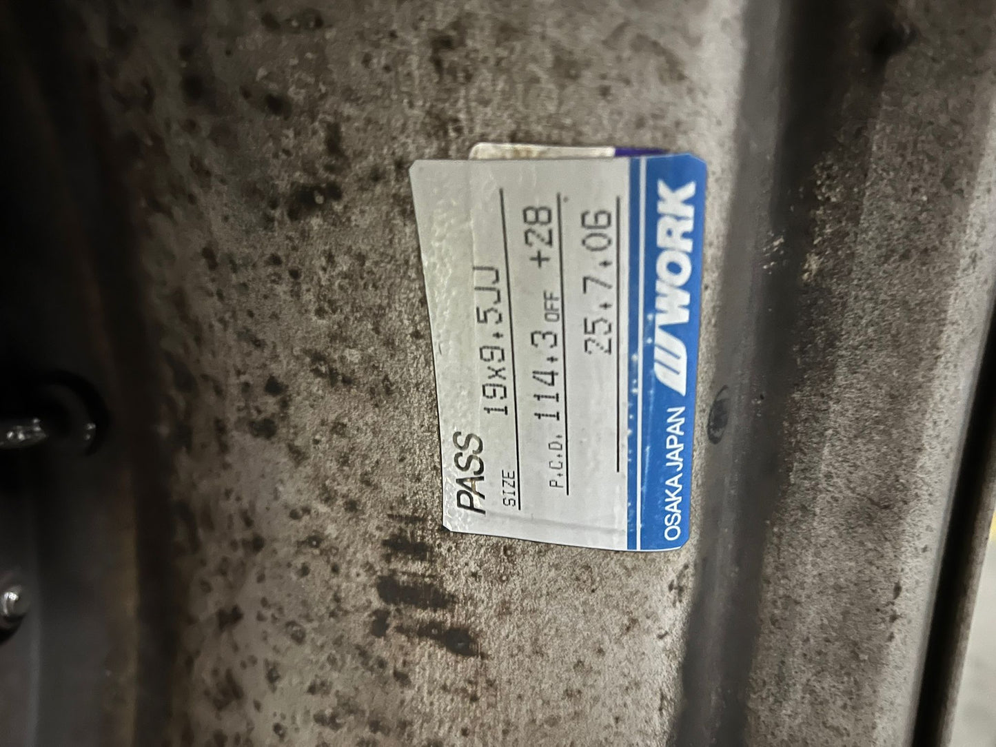 Work LS406 5x114.3 19 inch